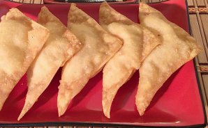 Crab Filled Wontons.